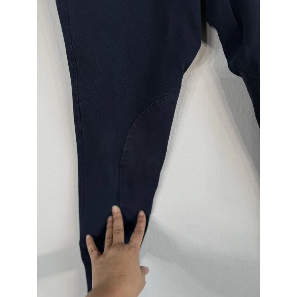 Equine Couture Horse Riding Schooling Breech Navy‎ Embroidered Women’s 30 Pants